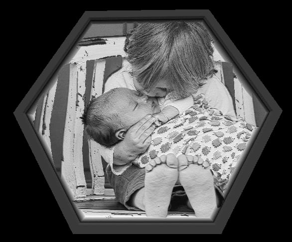 3D-Druck Lithophane Hexagon - sechseckiges Fotorelief